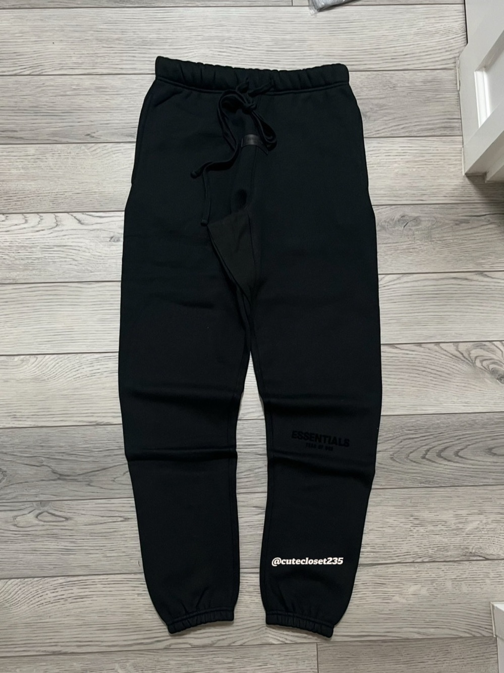 Essentials Fear Of God Black Sweatpants Sizes XS-L NWT